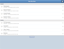 Tablet Screenshot of forums.nom-nom-nom.us